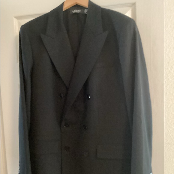 Ralph Lauren black Double-Breasted blazer